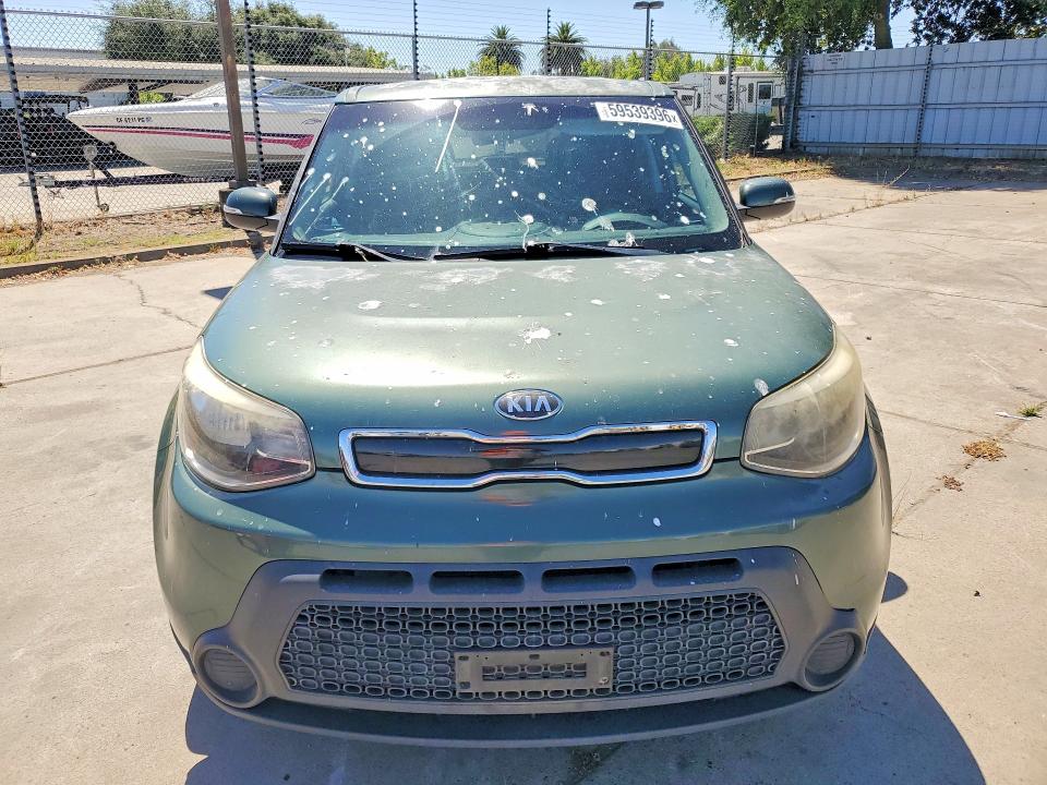 2014 Kia Soul VIN KNDJP3A57E7057290 COPART salvage auction — MINOR DENT/SCRATCHES, Ca - Dis/Dlr/Exp Only Clean Title, sold $1,250 on 2026-07-14 (photo 5)