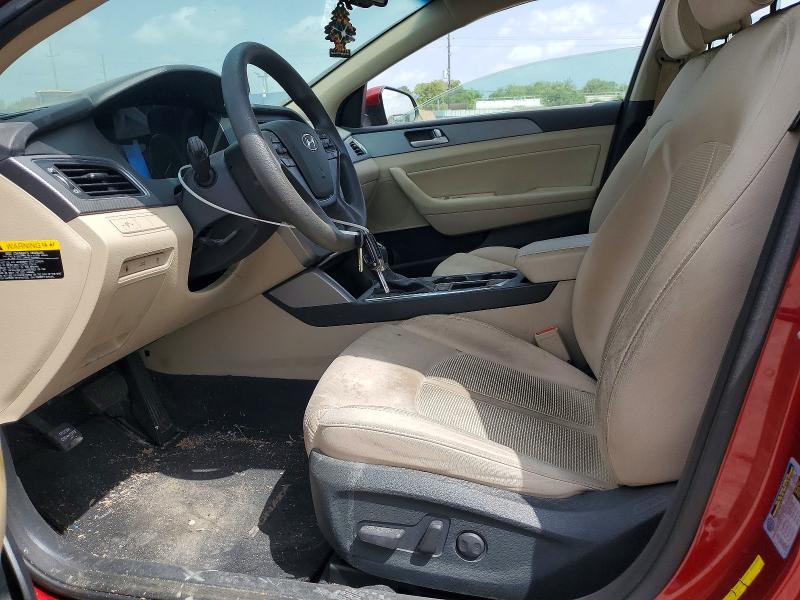2015 Hyundai Sonata VIN 5NPE24AFXFH007625 COPART salvage auction — MINOR DENT/SCRATCHES, Tx - Salvage Vehicle Title, sold $1,050 on 2026-07-09 (photo 7)