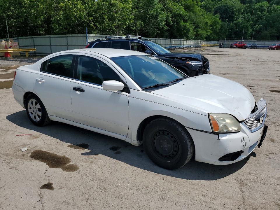 2012 Mitsubishi Galant VIN 4A32B3FF1CE024554 COPART salvage auction — FRONT END, Pa - Certificate Of Salvage, sold $500 on 2026-07-09 (photo 4)