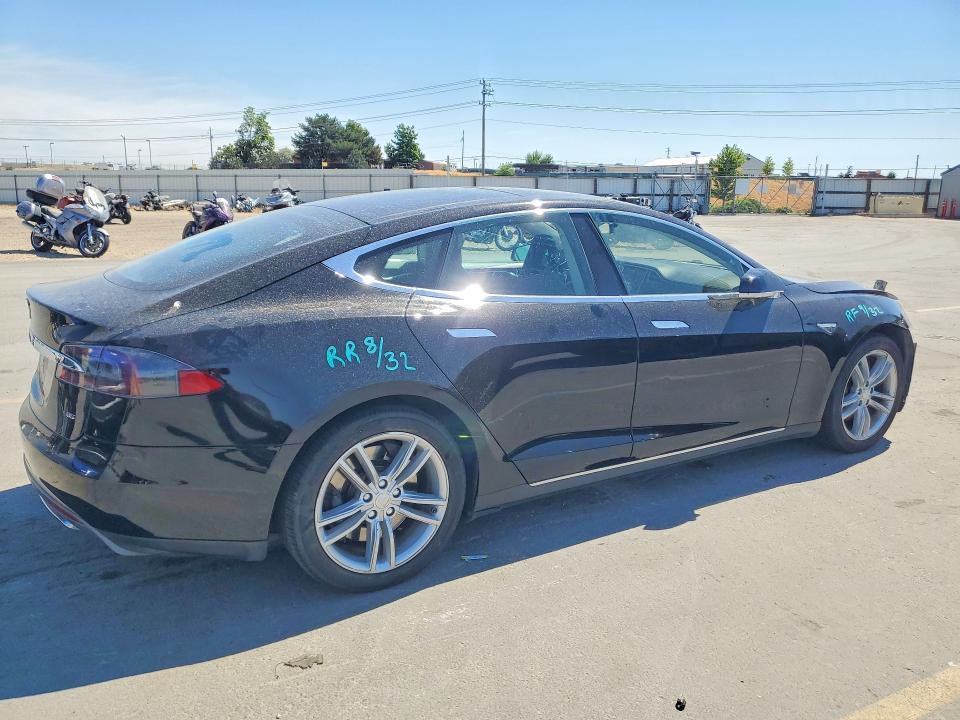 2014 Tesla Model s VIN 5YJSA1H12EFP35855 COPART salvage auction — FRONT END, Id - Salvage Certificate Of Title, sold $1,650 on 2026-07-23 (photo 3)