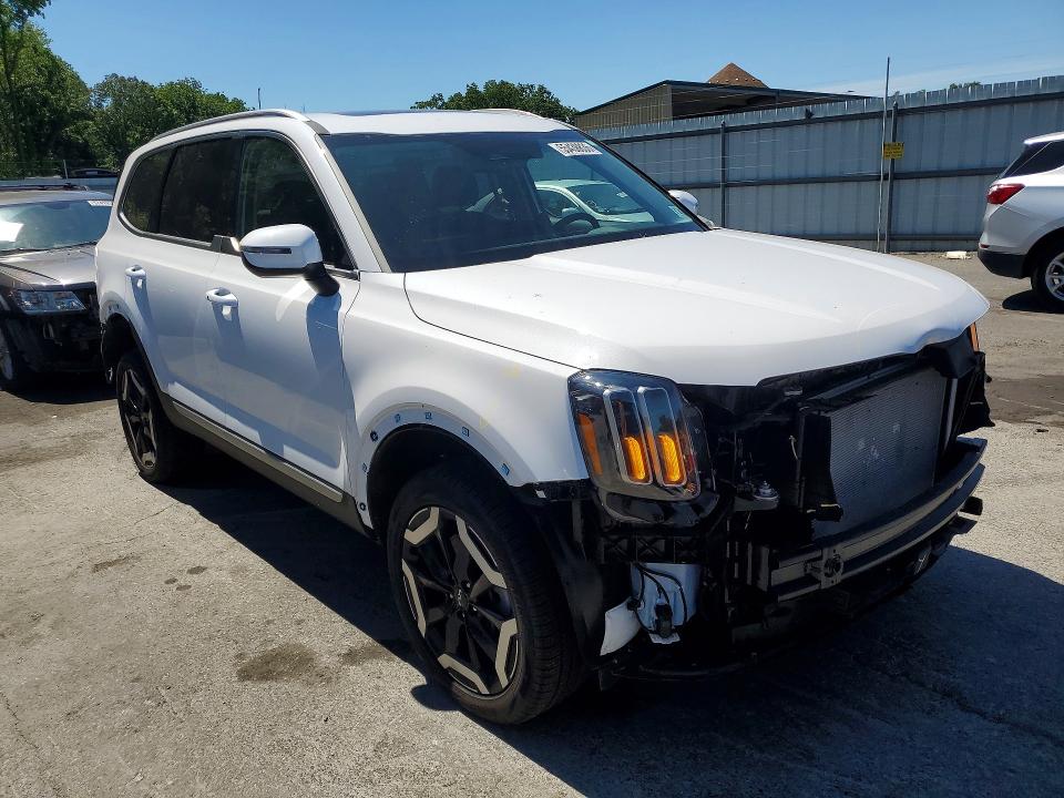 2024 Kia Telluride VIN 5XYP34GC3RG511920 COPART salvage auction — FRONT END, Nj - Cert Of Title-Salvage, sold $5,300 on 2026-07-23 (photo 4)