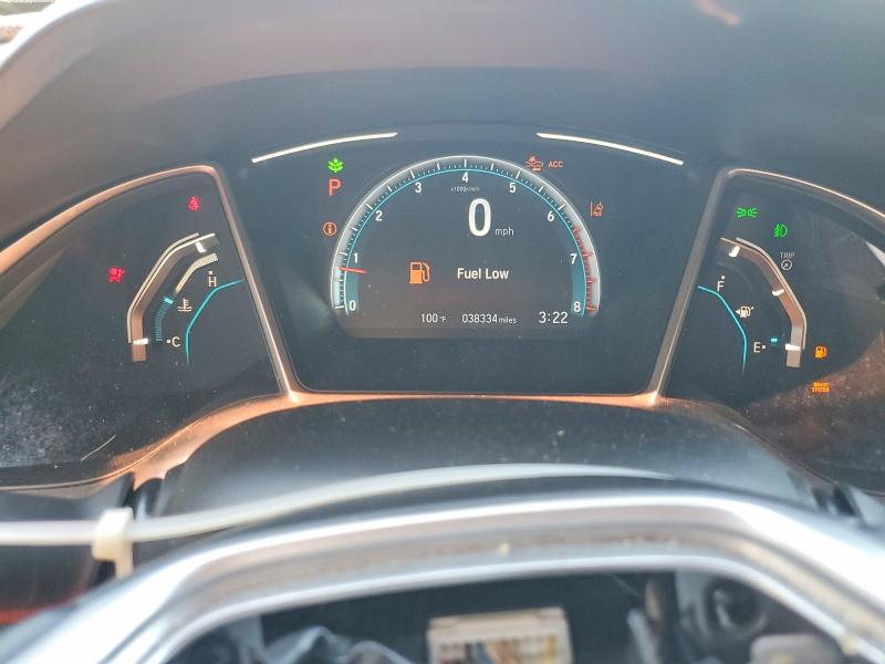 2019 Honda Civic VIN JHMFC1F35KX011884 COPART salvage auction — FRONT END, Fl - Cert Of Ttl-Rebuilt&Slvg Rbld, sold $5,400 on 2026-07-08 (photo 9)