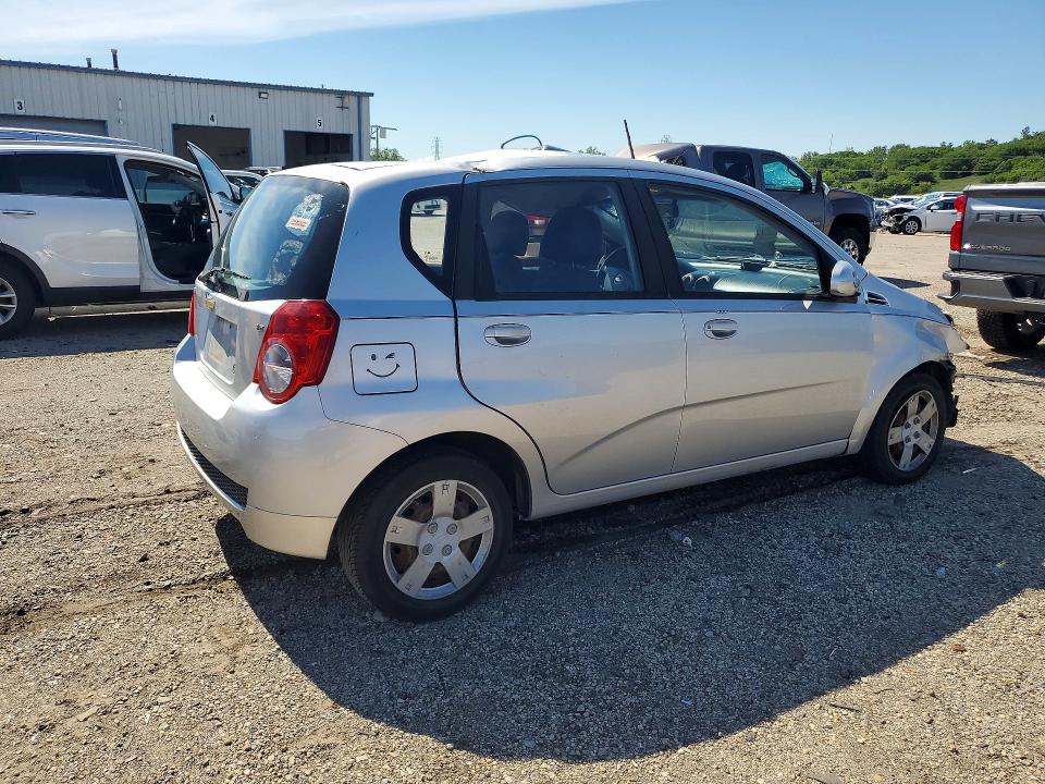 2011 Chevrolet Aveo VIN KL1TD6DE9BB203364 COPART salvage auction — ROOF, Il - Salvage Certificate, sold $650 on 2026-07-29 (photo 3)