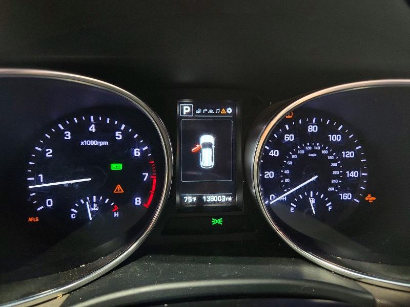 2018 Hyundai VIN KM8SRDHF7JU262053 COPART salvage auction — FRONT END, Mn - Cert Of Title-Salvage, sold $200 on 2026-07-28 (photo 9)