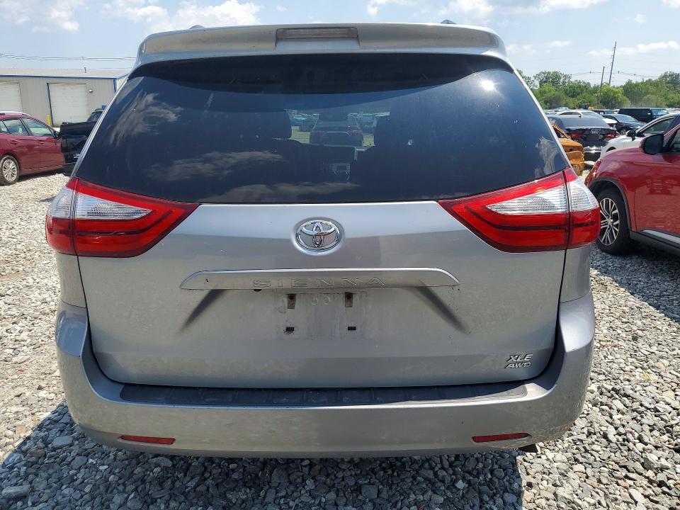 2017 Toyota Sienna VIN 5TDDZ3DCXHS181159 COPART salvage auction — MINOR DENT/SCRATCHES, Ma - Certificate Of Title, sold $5,500 on 2026-07-08 (photo 6)