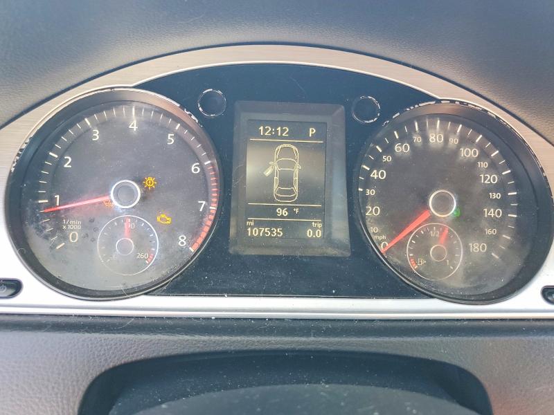2013 Volkswagen VIN WVWBP7AN7DE558864 COPART salvage auction — FRONT END, Nv - Salvage Title, sold $750 on 2026-08-12 (photo 9)