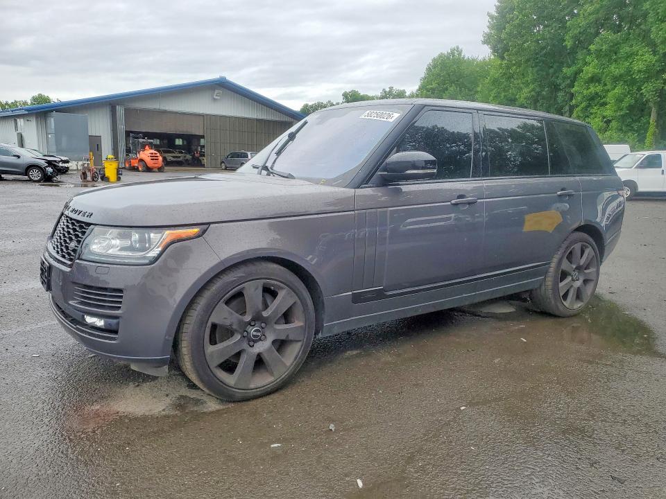 2016 Land rover RANGE ROVER VIN SALGS3EF3GA260512 COPART salvage auction — MINOR DENT/SCRATCHES, CT - CERTIFICATE OF TITLE (P), sold $7,800 on 2026-07-30 (photo 1)
