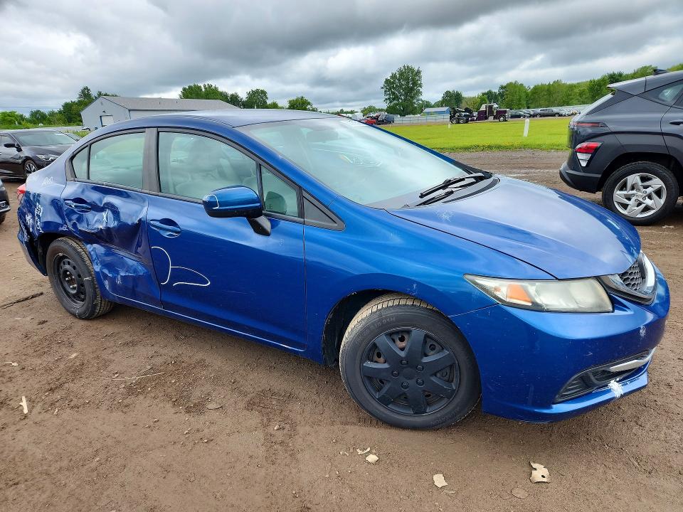 2014 Honda VIN 19XFB2F51EE216845 COPART salvage auction — SIDE, Oh - Cert Of Title-Salvage, sold $675 on 2026-07-02 (photo 4)