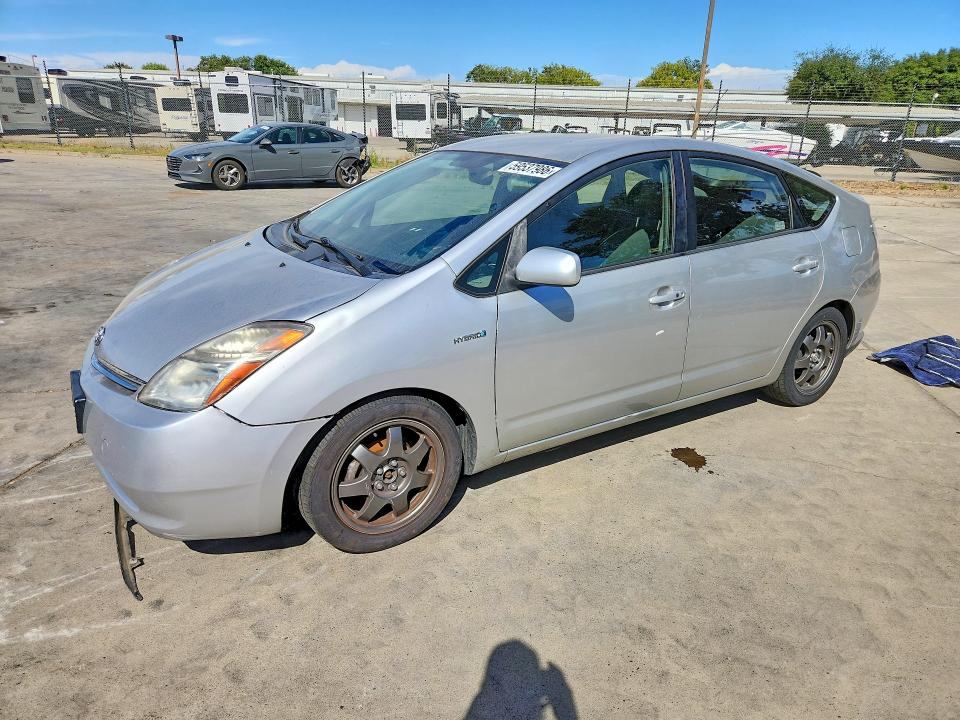 2008 Toyota Prius VIN JTDKB20U083315408 COPART salvage auction — FRONT END, Ca - Dis/Dlr/Exp App For Dup Clean, sold $650 on 2026-07-27 (photo 1)