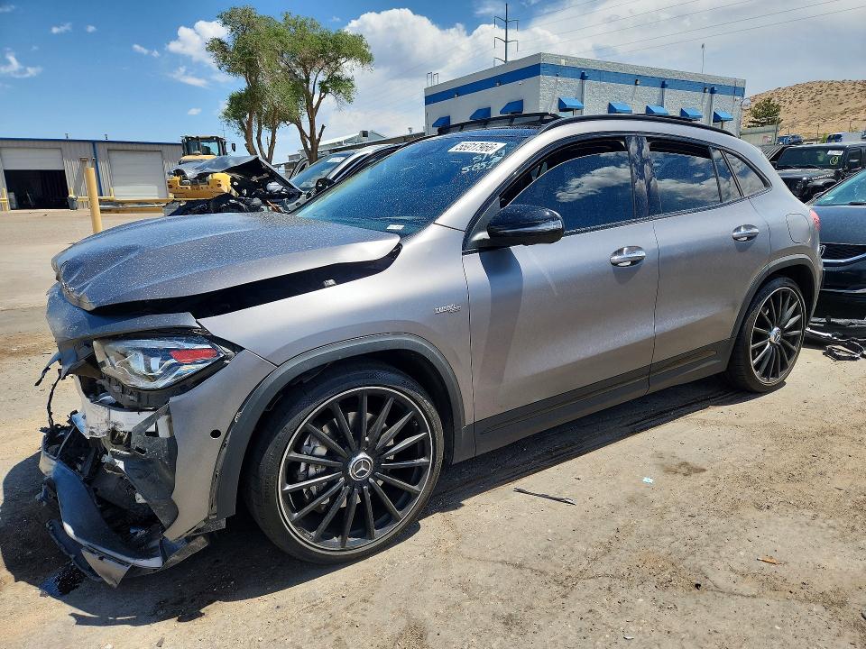 2021 Mercedes-benz Gla-klasse amg VIN W1N4N5BB4MJ265852 COPART salvage auction — FRONT END, Nm - Cert Of Title-Salvage, sold $400 on 2026-07-09 (photo 1)