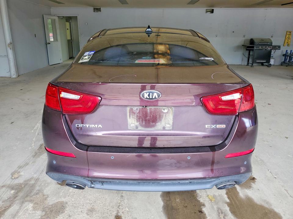 2015 Kia Optima VIN 5XXGN4A79FG449154 COPART salvage auction — FRONT END, Va - Certificate Of Title, sold $500 on 2026-07-07 (photo 6)