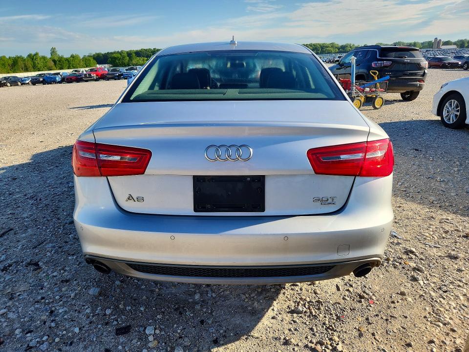 2012 Audi A6 VIN WAUHGAFC3CN041572 COPART salvage auction — FRONT END, Mi - Certificate Of Title, sold $200 on 2026-07-23 (photo 6)