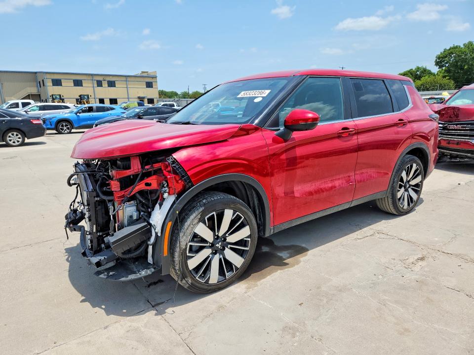 2025 Mitsubishi Outlander VIN JA4J3VA84SZ021424 COPART salvage auction — FRONT END, Tx - Certificate Of Title, sold $12,300 on 2026-07-27 (photo 1)