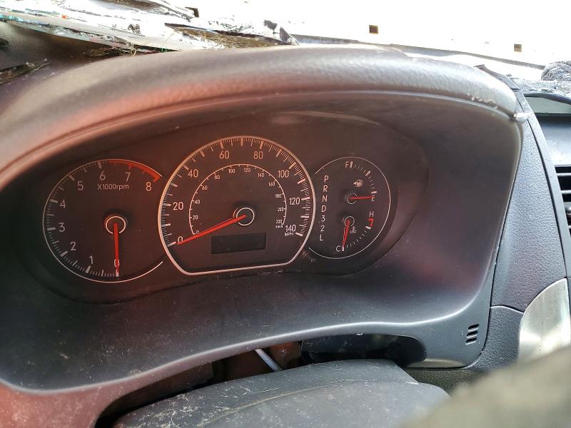 2008 Suzuki Sx4 VIN JS2YC415385105728 COPART salvage auction — BURN, Fl - Certificate Of Destruction, sold $350 on 2026-07-13 (photo 9)
