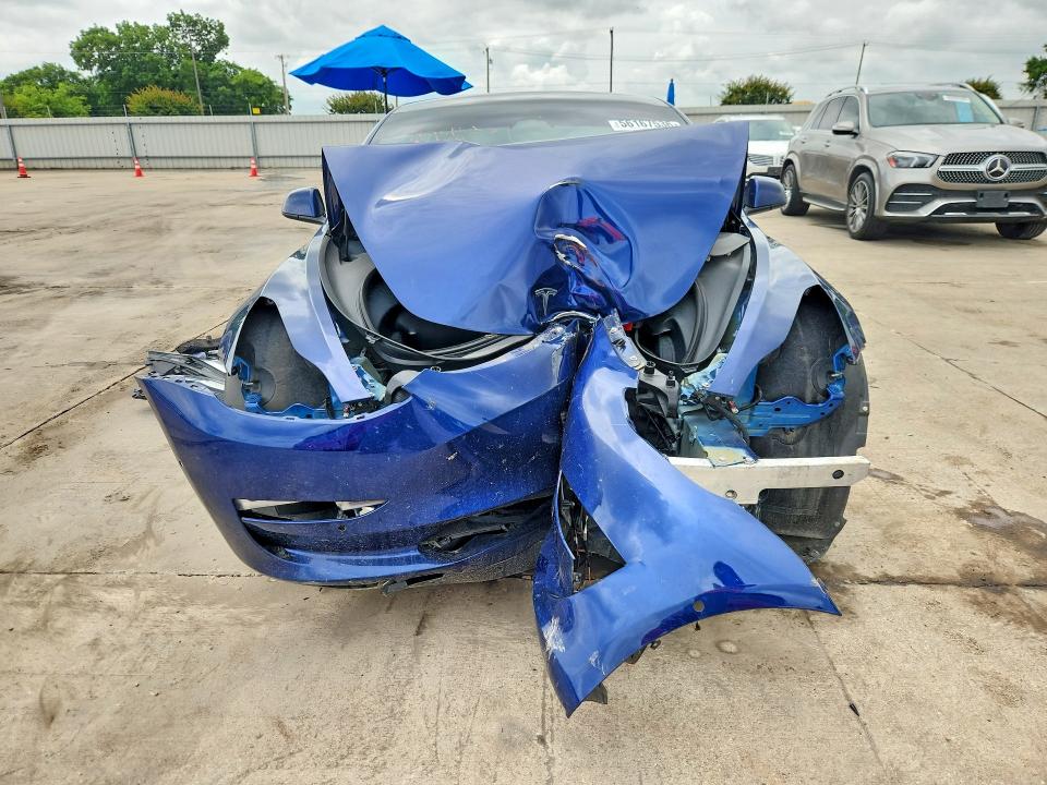 2022 Tesla Model 3 VIN 5YJ3E1EB2NF315356 COPART salvage auction — FRONT END, Salvage Title, sold $6,200 on 2026-07-13 (photo 5)