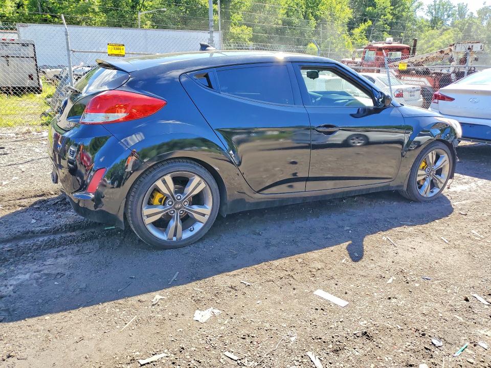 2012 Hyundai Veloster VIN KMHTC6AD8CU071531 COPART salvage auction — FRONT END, Md - Cert Of Salvage > 75% Damage, sold $400 on 2026-07-02 (photo 3)