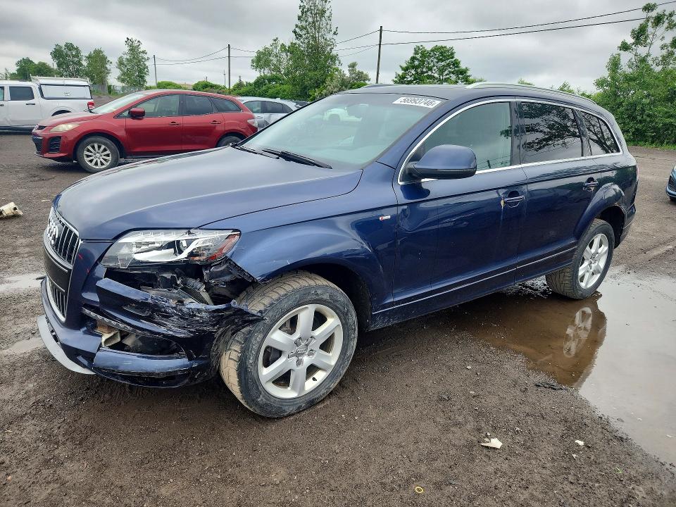 2015 Audi Q7 VIN WA1WGCFE6FD011722 COPART salvage auction — FRONT END, Qc - Gravement Accidente, sold $525 on 2026-07-21 (photo 1)