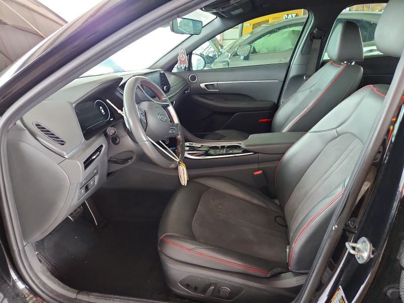 2020 Hyundai Sonata VIN 5NPEJ4J21LH029931 COPART salvage auction — UNDERCARRIAGE, Tx - Salvage Vehicle Title, sold $2,650 on 2026-07-31 (photo 7)