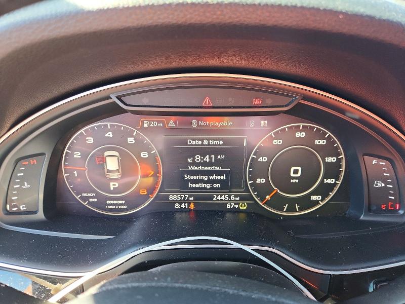 2019 Audi Q7 VIN WA1LAAF79KD015543 COPART salvage auction — REAR END, Ct - Cert Of Title-Salvage, sold $8,600 on 2026-07-31 (photo 9)