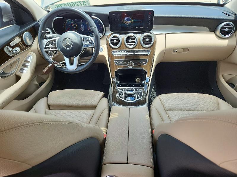 2020 Mercedes-benz C-klasse VIN WDDWF8DB2LR526770 COPART salvage auction — FRONT END, Salvage Title, sold $3,650 on 2026-07-30 (photo 8)