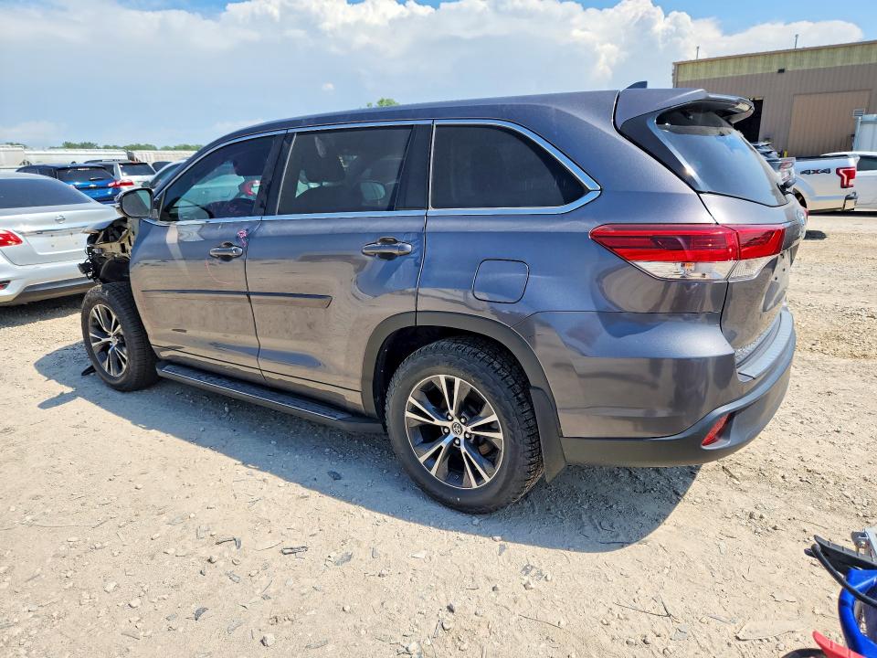 2018 Toyota Highlander VIN 5TDBZRFH5JS812280 COPART salvage auction — FRONT END, Tx - Salvage Vehicle Title, sold $10,200 on 2026-07-07 (photo 2)