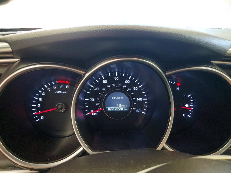 2014 Kia Optima VIN KNAGM4A73E5472495 COPART salvage auction — NORMAL WEAR, Salvage Title, sold $525 on 2026-07-29 (photo 9)