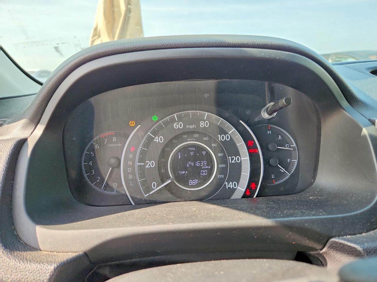 2015 Honda CR-V VIN 2HKRM3H51FH514139 COPART salvage auction — Front End, TX - CERTIFICATE OF TITLE, sold $3,450 on 2026-07-09 (photo 9)