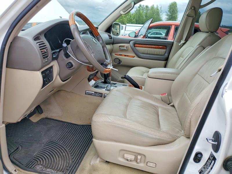 2006 Lexus Lx 470 VIN JTJHT00WX64018342 COPART salvage auction — SIDE, WA - BILL OF SALE, sold $7,100 on 2026-07-13 (photo 7)