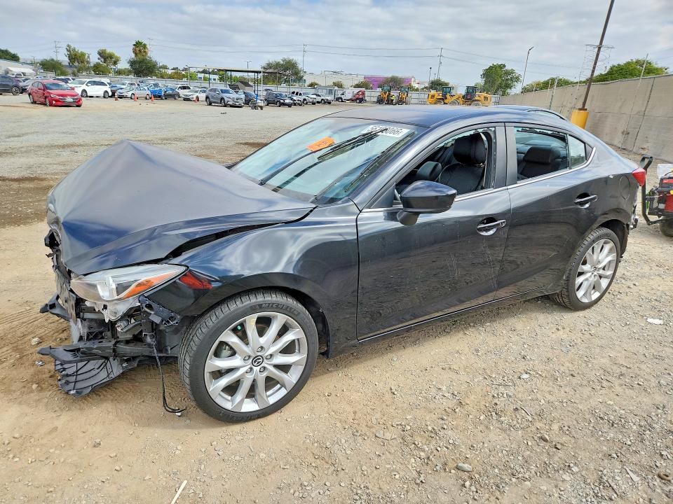 2014 Mazda 3 VIN JM1BM1W39E1107330 COPART salvage auction — FRONT END, CA - SALVAGE CERTIFICATE, sold $800 on 2026-07-31 (photo 1)