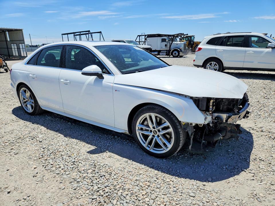2023 Audi A4 VIN WAUEAAF4XPN011309 COPART salvage auction — FRONT END, Co - Public - Salvage Title, sold $325 on 2026-07-21 (photo 4)