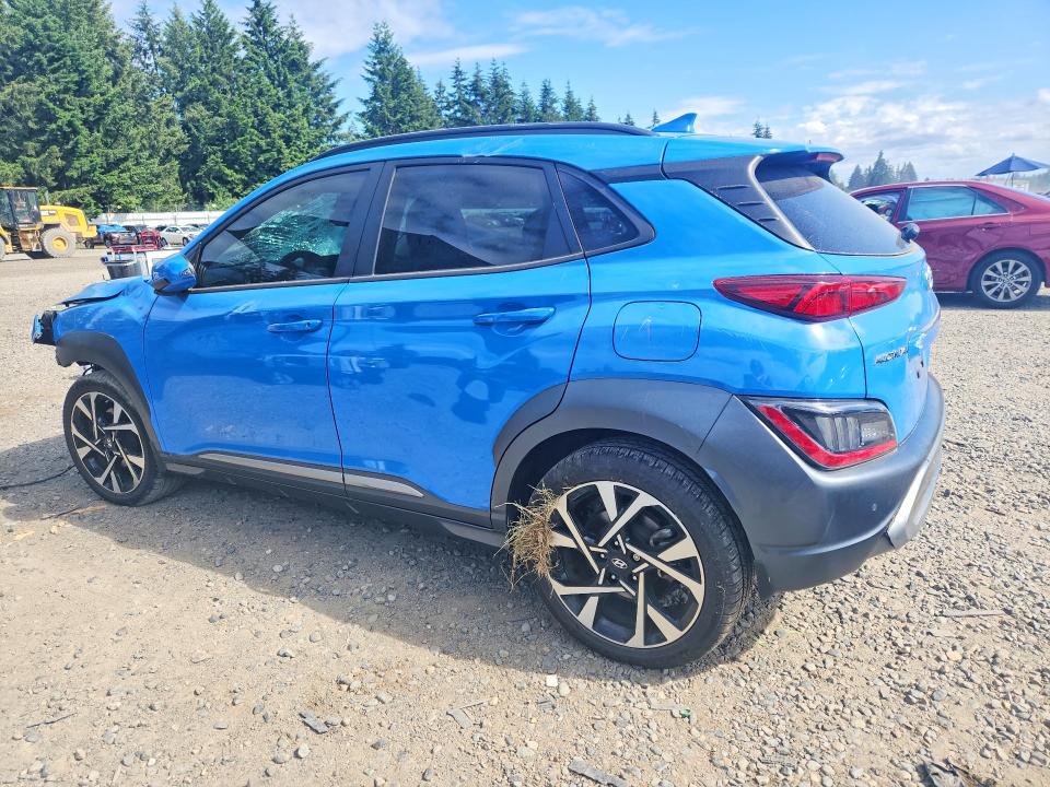 2022 Hyundai Kona VIN KM8K5CA33NU901248 COPART salvage auction — FRONT END, Wa - Bill Of Sale, sold $250 on 2026-07-21 (photo 2)