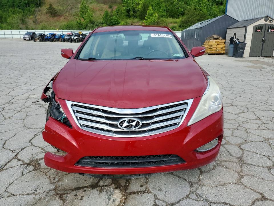 2014 Hyundai Azera VIN KMHFG4JG6EA351601 COPART salvage auction — FRONT END, Wv - Salvage Certificate, sold $625 on 2026-07-09 (photo 5)