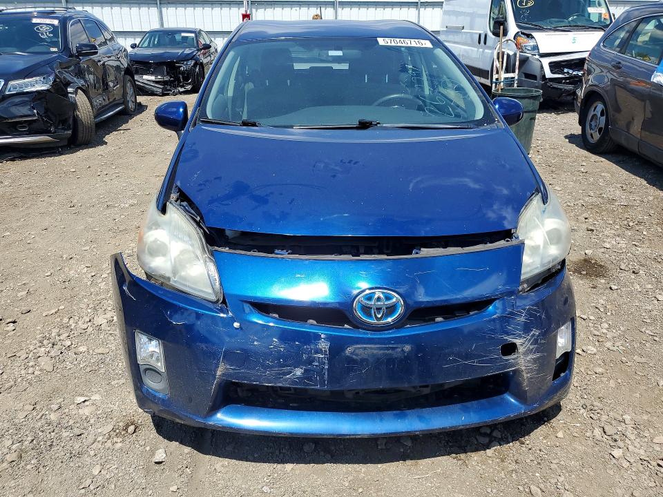 2011 Toyota Prius VIN JTDKN3DU6B0324243 COPART salvage auction — FRONT END, Md - Cert Of Salvage > 75% Damage, sold $450 on 2026-07-27 (photo 5)
