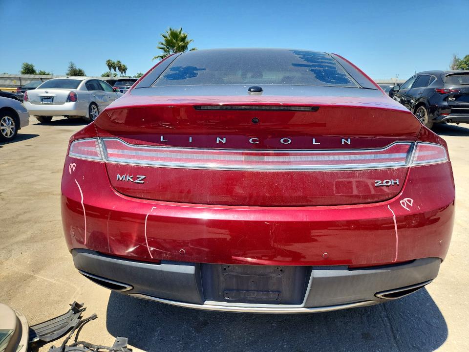 2017 Lincoln Mkz VIN 3LN6L5MU4HR641364 COPART salvage auction — FRONT END, CA - SALVAGE CERTIFICATE, sold $1,600 on 2026-07-24 (photo 6)