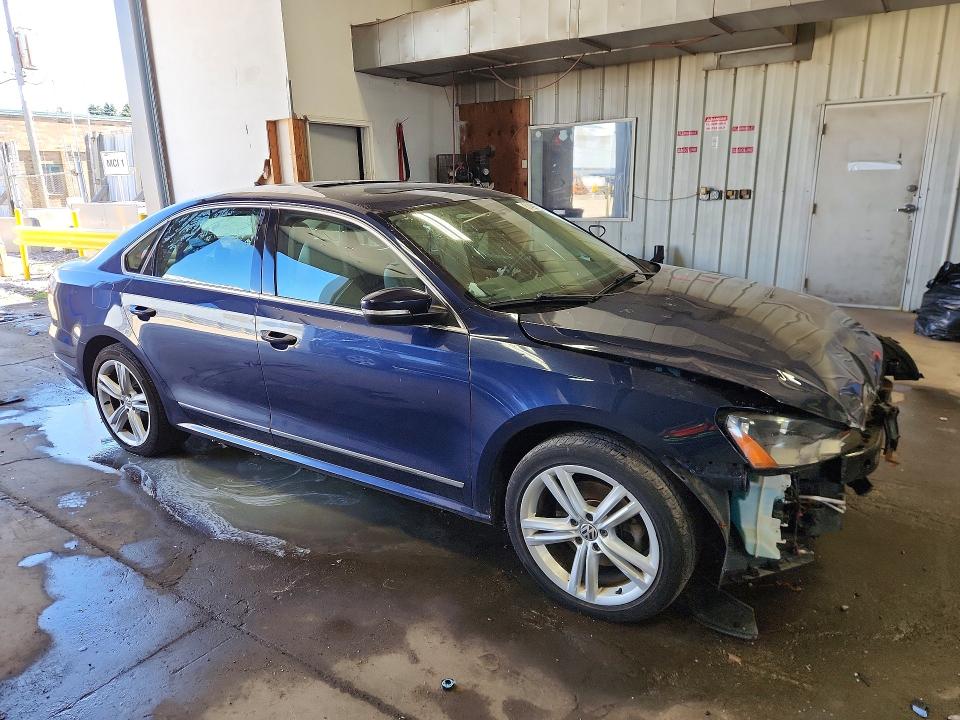 2013 Volkswagen Passat VIN 1VWCN7A31DC068065 COPART salvage auction — FRONT END, WI - JUNKED VEHICLE BILL OF SALE, sold $400 on 2026-08-03 (photo 4)