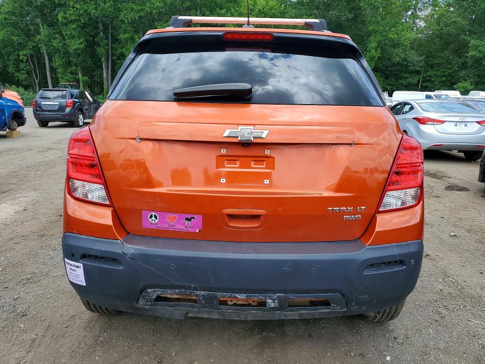 2016 Chevrolet Trax VIN KL7CJPSB5GB724490 COPART salvage auction — FRONT END, Vt - Certificate Of Title (P), sold $975 on 2026-07-27 (photo 6)
