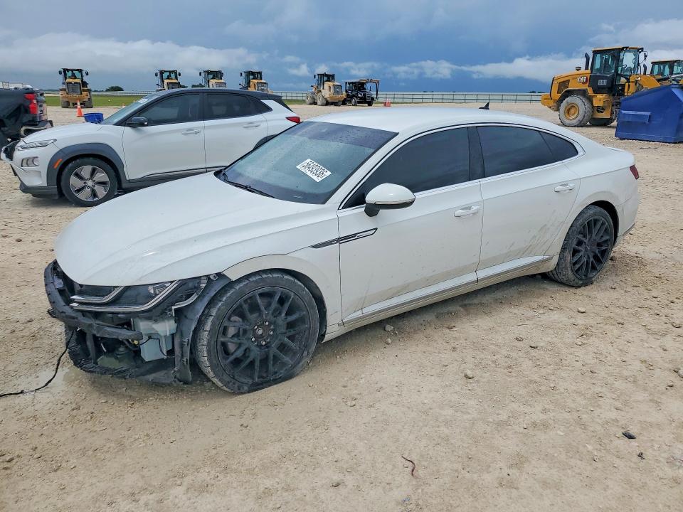 2021 Volkswagen VIN WVWAR7ANXME008550 COPART salvage auction — FRONT END, Tx - Salvage Vehicle Title, sold $3,100 on 2026-07-23 (photo 1)