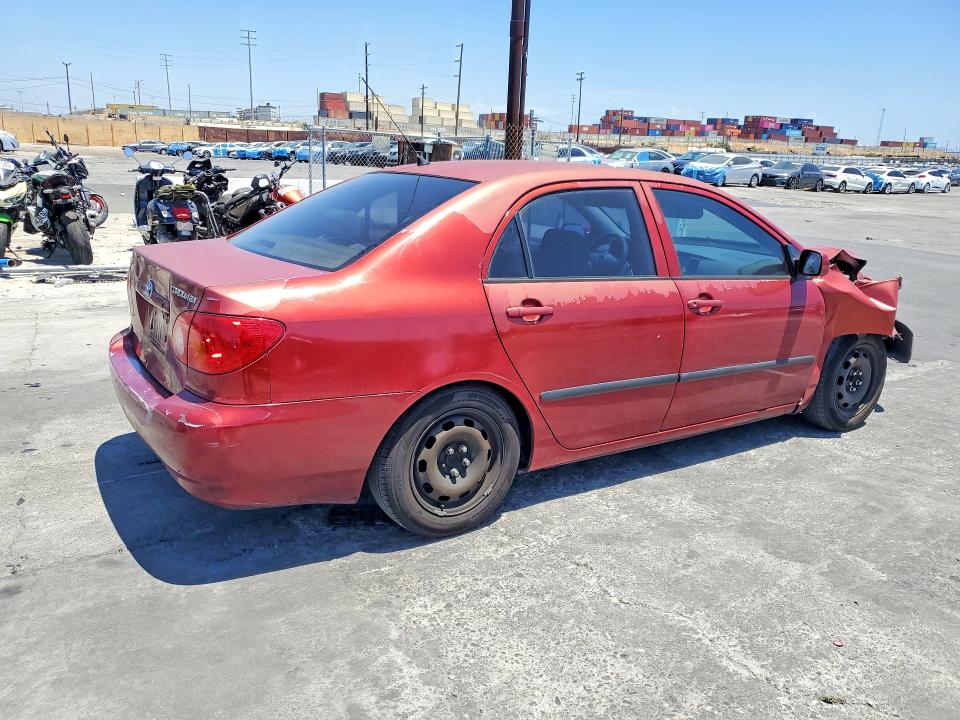 2004 Toyota Corolla VIN JTDBR32E242018129 COPART salvage auction — FRONT END, Ca - Salvage Certificate, sold $550 on 2026-07-15 (photo 3)