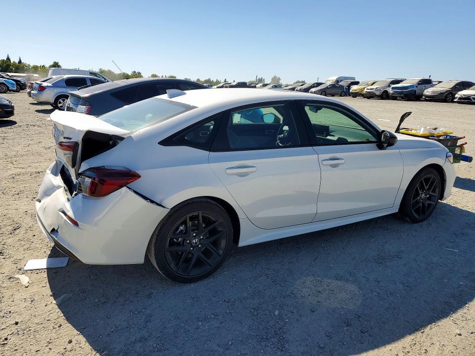 2026 Honda Civic VIN 2HGFE4F80TH330304 COPART salvage auction — REAR END, Ca - Salvage Certificate, sold $10,400 on 2026-07-02 (photo 3)