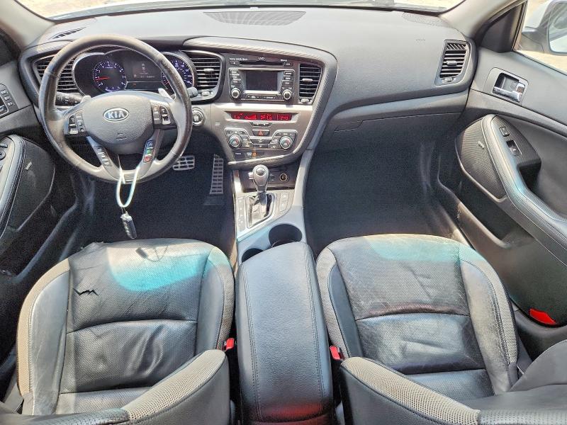 2012 Kia Optima VIN 5XXGR4A65CG065749 COPART salvage auction — FRONT END, Fl - Cert Of Title Slvg Rebuildable, sold $725 on 2026-07-10 (photo 8)
