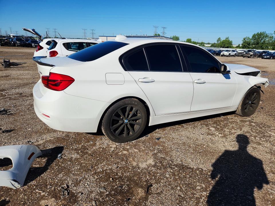 2018 BMW 3er VIN WBA8A9C59JAH13664 COPART salvage auction — FRONT END, Il - Salvage Certificate, sold $1,650 on 2026-07-14 (photo 3)