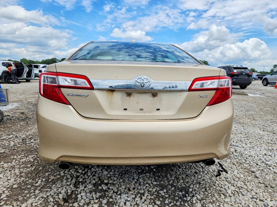 2012 Toyota Camry VIN 4T1BK1FK2CU007235 COPART salvage auction — HAIL, Oh - Cert Of Title-Salvage, sold $3,200 on 2026-07-02 (photo 6)