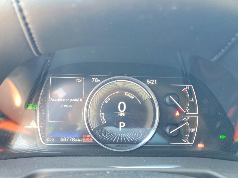 2019 Lexus ES VIN JTHB21B16K2040152 COPART salvage auction — REAR END, Ca - Salvage Certificate, sold $550 on 2026-07-31 (photo 9)