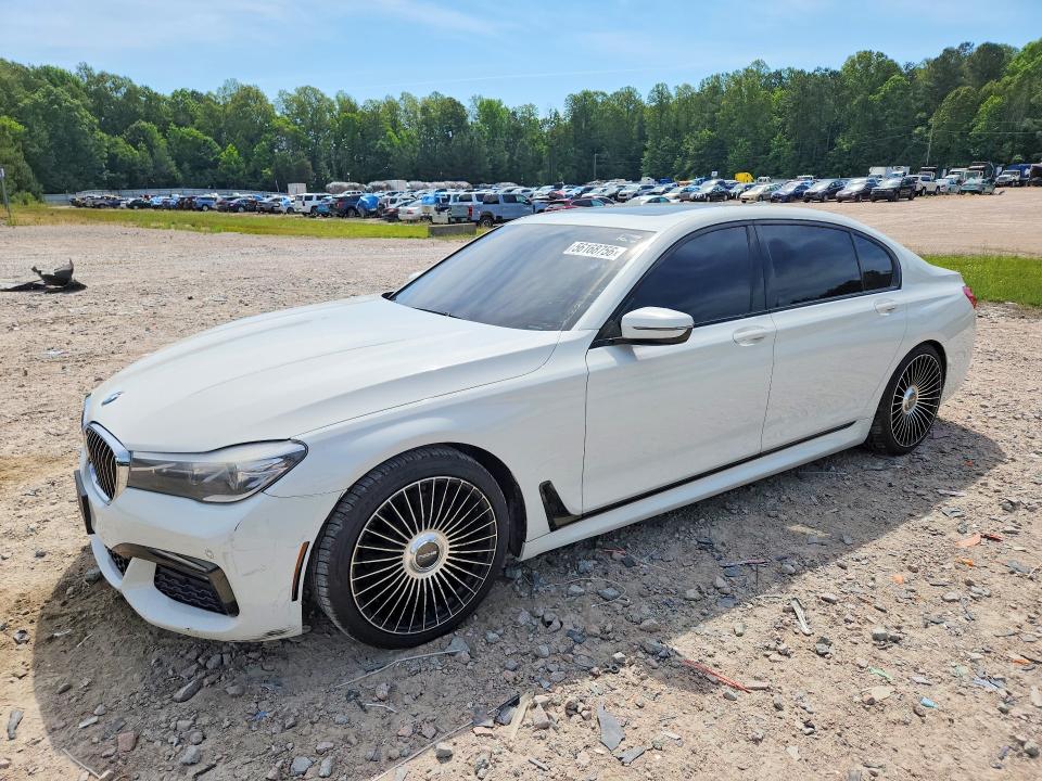 2016 BMW 7er VIN WBA7E2C59GG548029 COPART salvage auction — NORMAL WEAR, Va - Certificate Of Title, sold $6,800 on 2026-08-31 (photo 1)