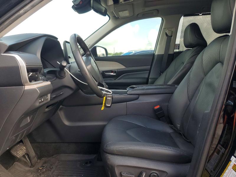 2025 Toyota Highlander VIN 5TDAAAA52SS020350 COPART salvage auction — FRONT END, Tx - Salvage Vehicle Title, sold $19,600 on 2026-07-06 (photo 7)