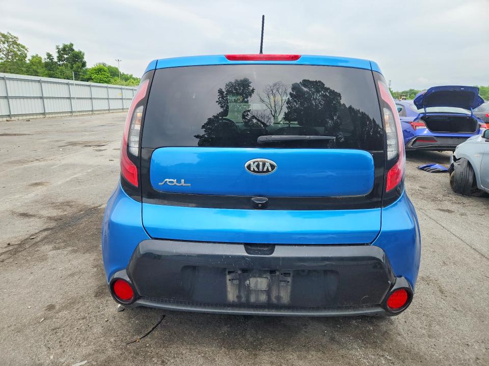 2016 Kia Soul VIN KNDJP3A52G7312219 COPART salvage auction — MECHANICAL, NJ - CERTIFICATE OF TITLE, sold $950 on 2026-07-09 (photo 6)