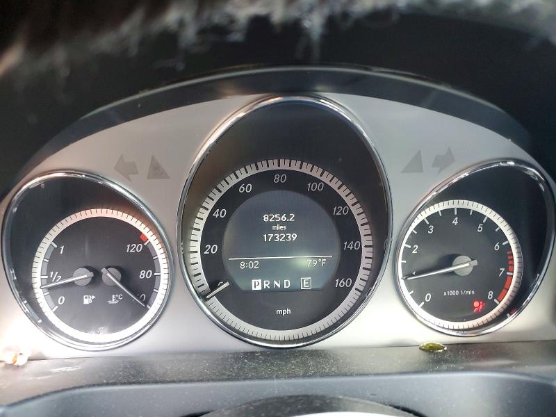 2011 Mercedes-benz C class VIN WDDGF5EB9BR139942 COPART salvage auction — MINOR DENT/SCRATCHES, TX - CERTIFICATE OF TITLE, sold $80 on 2026-07-07 (photo 9)