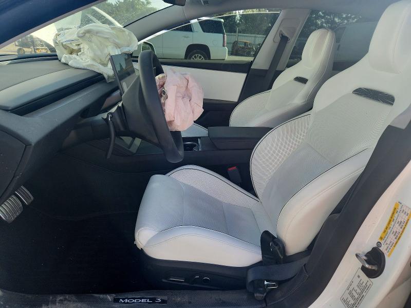 2025 Tesla Model 3 VIN 5YJ3E1ET8SF036465 COPART salvage auction — FRONT END, Il - Salvage Certificate, sold $19,300 on 2026-08-25 (photo 7)