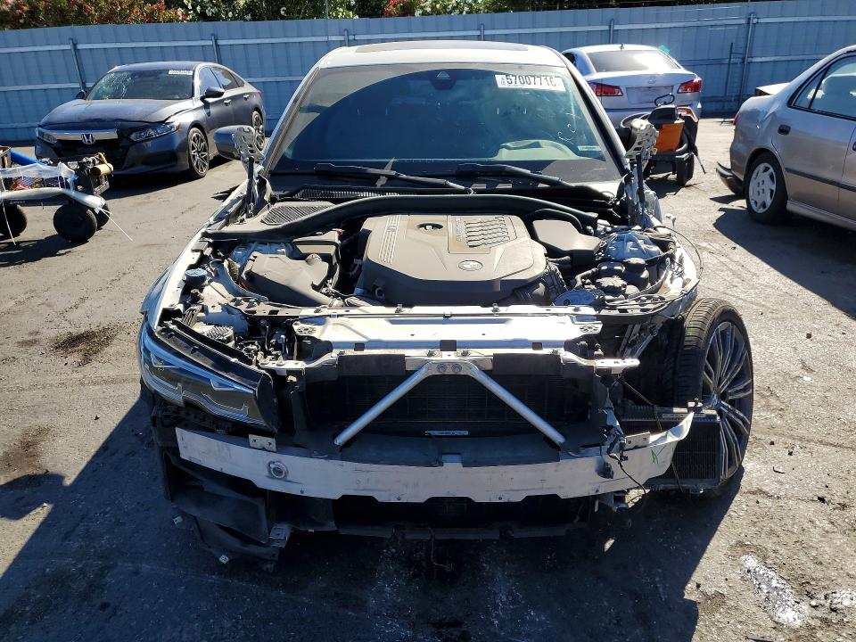 2021 BMW M340i VIN WBA5U7C02MFL29085 COPART salvage auction — FRONT END, CA - SALVAGE CERTIFICATE, sold $13,500 on 2026-07-14 (photo 5)