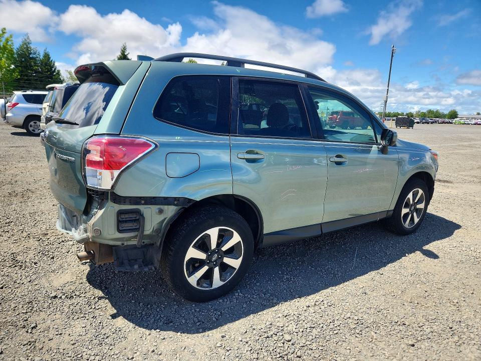 2018 Subaru Forester VIN JF2SJAEC1JH610508 COPART salvage auction — FRONT END, Or - Salvage Title Certificate, sold $2,150 on 2026-07-28 (photo 3)